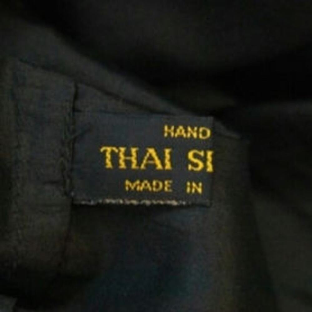 Alexandra Thai 100% Silk Black Dress Tank Top Ladies - Picture 3 of 3